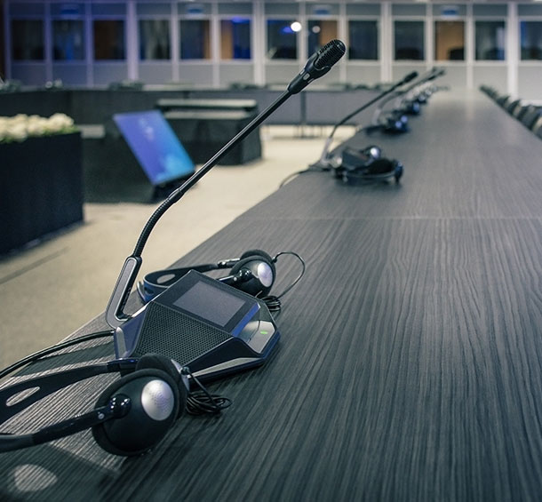 Interpreting at conferences and business meetings